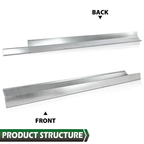 Solid Spare Fit For 2008-2011 Ford Focus 4-Door Slip-on Rocker Panel Left & Right Side