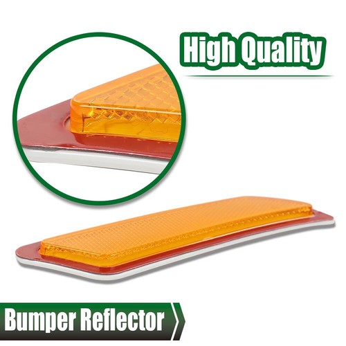 Solid Spare Fit For 2012-2015 BMW 328i Amber Bumper Reflector Side Marker Front Left & Right