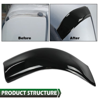 Solid Spare Fit For 99-07 Ford F-250 F-350 F-450 Super Duty Cab Corner Molding Gloss Black