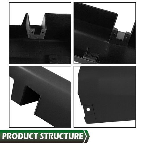 Solid Spare Fit For 13-16 Ford Fusion Left & Right Side Exterior-Rocker Panel Molding Trim