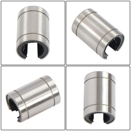 Solid Spare 4Pcs LM30UUOP Linear Ball Bearings Open Type 30mm × 45mm × 64mm Linear Bearing