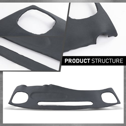 Solid Spare Fit For 98-02 Chevy S10 Blazer GMC S15 Jimmy TPE Dash Board Cap Cover Pad Gray