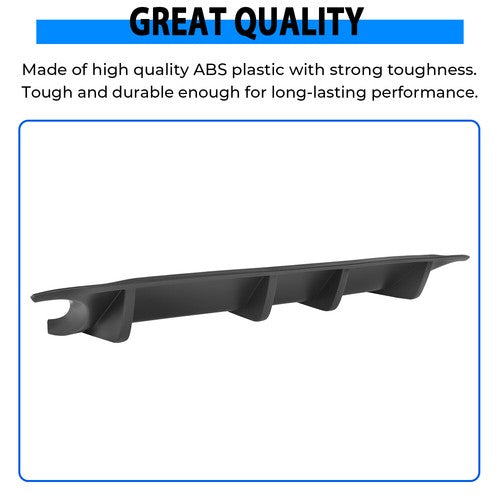 Solid Spare For Nissan Maxima 09-2015 7th Gen 4Door Rear Lower Bumper Lip Diffuser Splitter