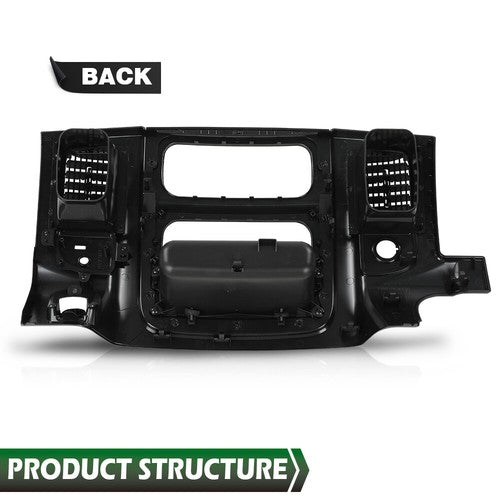Solid Spare Fit For 2002-2005 Dodge Ram Center Dash Radio Trim Air Vent Bezel Panel Black