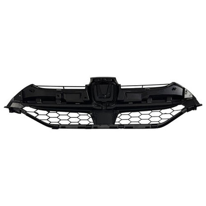 For 2017 2018 2019 Honda CRV CR-V Front Glossy Black Grille JDM Style Grill