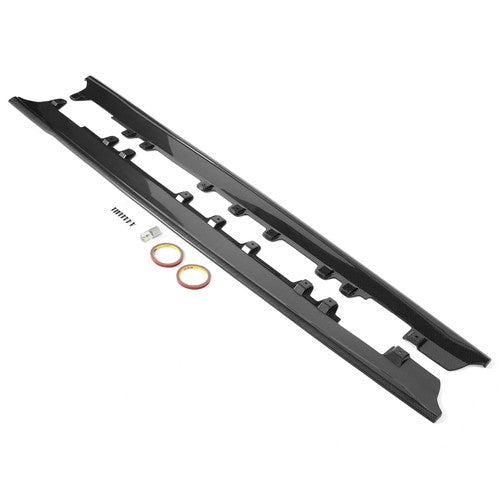 Solid Spare For Toyota Supra A90 20-Up CARBON FIBER Color Pair Side Skirt Rocker Panels