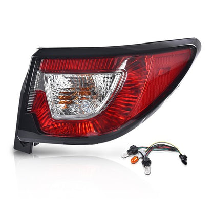 Solid Spare Tail Light Fit For 2013-2017 Chevrolet Traverse Passenger Side Outer With Bulb