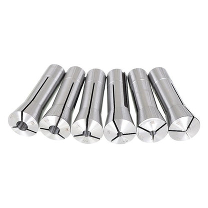 Solid Spare Collet Set Fractional 1/16" To 3/4" High Precision For Bridgeport 23 PCS R8 NEW