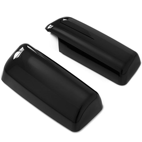 Solid Spare For Peterbilt 579 Black Driver & Passenger Side Replacement Door Mirror Covers