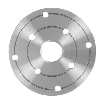 Solid Spare 4 Inch Steel Wood Lathe Face Plate 1 Inch x 8TPI Threaded with Locking