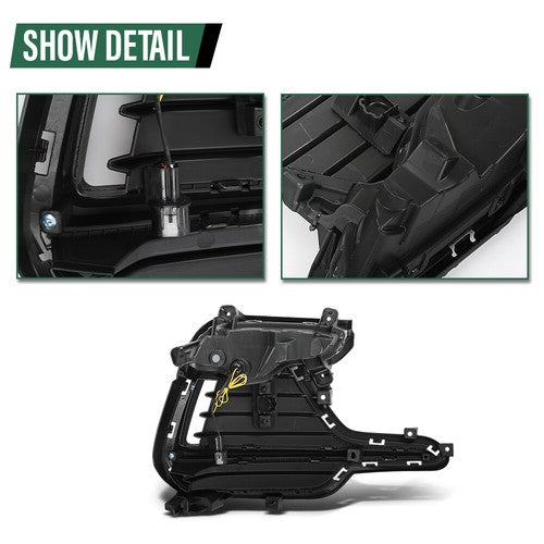 Solid Spare LED DRL Daytime Running Light Fit For 17-18 Hyundai Elantra Sport W/ Turn Signal