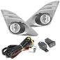 Solid Spare 2Pcs RH+LH Fog Lights+ Cover+Switch Fit For Toyota Camry 12-14 81220-06071