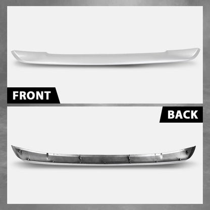 Solid Spare Fit For 2016-2018 Toyota RAV4 Front Bumper Lower Spoiler Face Bar Silver Trim