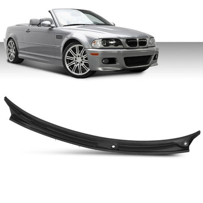 Solid Spare Front Windshield Wiper Cowl Cover Panel Fit For 1997-2006 BMW M3 E46 323i 328i