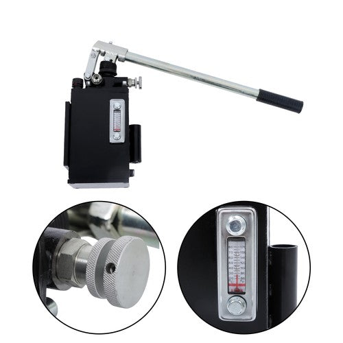Solid Spare 1.5 CID Hydraulic Hand Pump With Release Knob Single Acting Cylinder