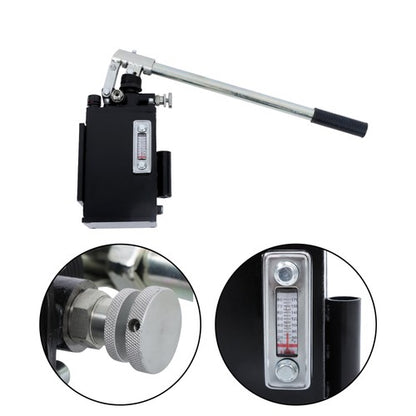 Solid Spare 1.5 CID Hydraulic Hand Pump With Release Knob Single Acting Cylinder