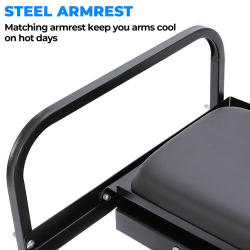 Solid Spare Rear Back Seat Kit Flip Folding Black Fit For Yamaha G14 G16 G19 G22 Golf Cart