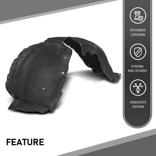 Solid Spare Front Fender Liner Splash Shield Left Fit For 2020-2024 Ford Escape FO1248205