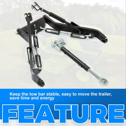 Solid Spare 3 Point Hitch Kit For Kubota BX23 BX25 BX25D B-Series Sub-Compact Tractor Models