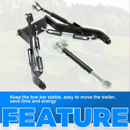 Solid Spare 3 Point Hitch Kit For Kubota BX23 BX25 BX25D B-Series Sub-Compact Tractor Models