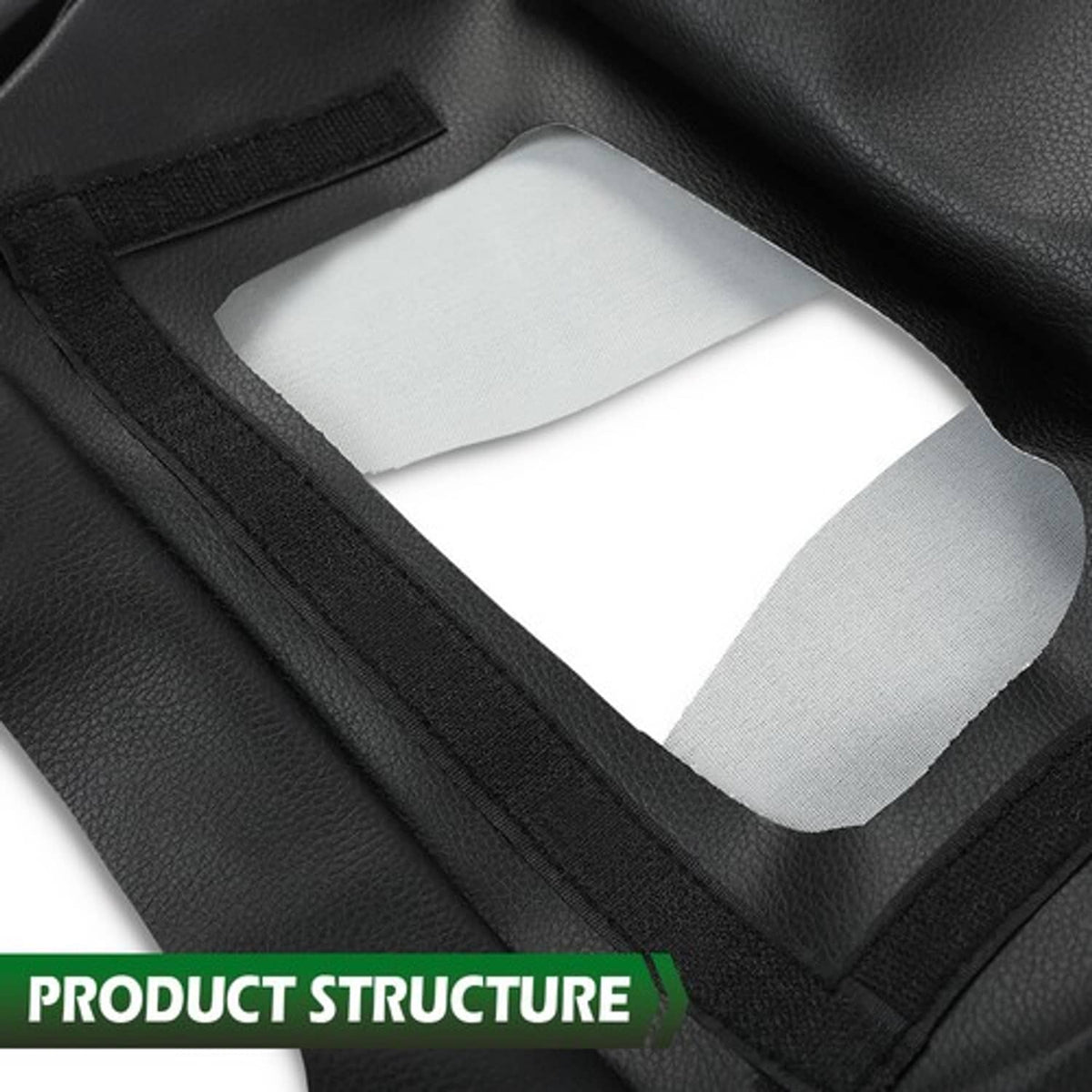 Solid Spare Fit For 1987-1993 Yamaha Exciter Seat Cover Replacement Vinyl Black New