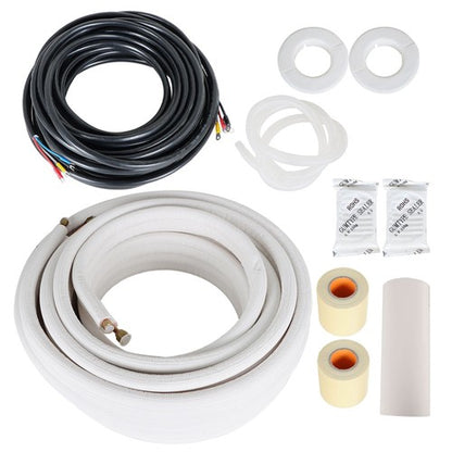 Solid Spare Install Kit For Mini Split Heat Pump Systems 1/4" - 3/8" Dia. 50 Feet New