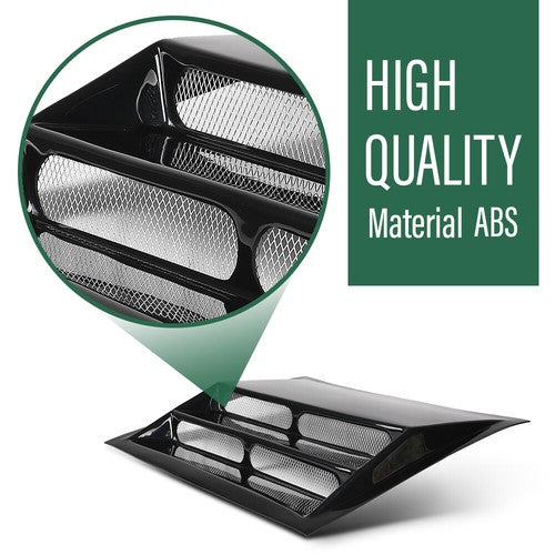 Solid Spare Front Upper Hood Scoop Vent Cold Air Flow Fit For Humvee Hummer H1