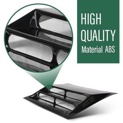 Solid Spare Front Upper Hood Scoop Vent Cold Air Flow Fit For Humvee Hummer H1