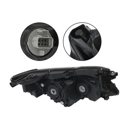Solid Spare Headlight Assy For Honda Pilot LX 2016-2018/ Ridgeline 17-20 Halogen Driver Side