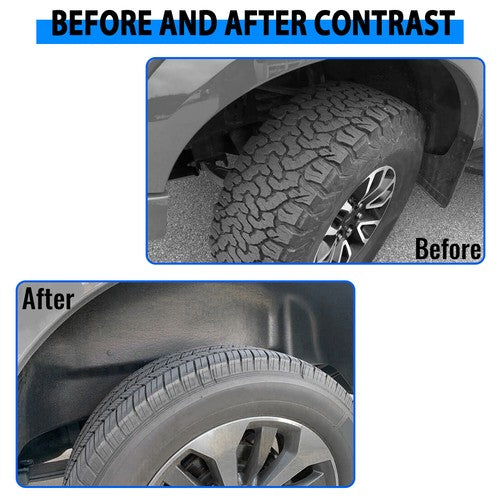 Solid Spare Fit For 2015 - 20 Ford F150 Rear Wheel Well Inner Mud Flap Splash Guards Liners