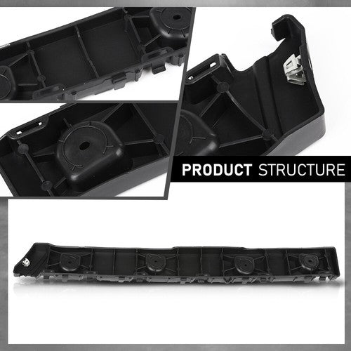 Solid Spare Fit For 2016-2021 Chevrolet Malibu Rear Bumper-Guide Bracket Left+Right Side