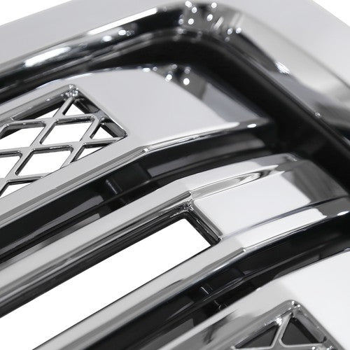 Front Bumper Upper Grille Chrome For 2009-2014 Ford F150 F-150 Platinum Style