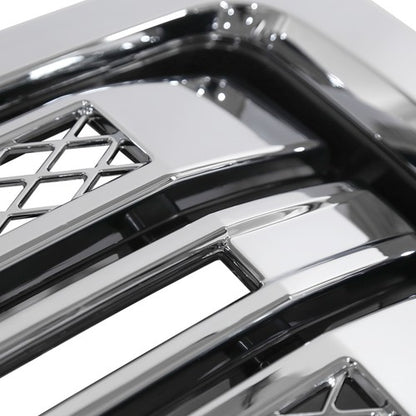 Front Bumper Upper Grille Chrome For 2009-2014 Ford F150 F-150 Platinum Style
