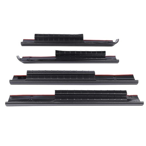 Solid Spare Rocker Panels Guard Plastic Fit For 2014-2018 Silverado/Sierra 1500 Crew Cab