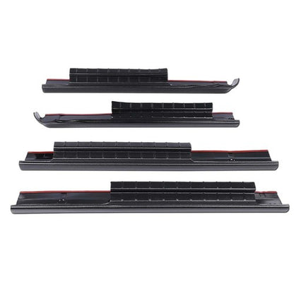 Solid Spare Rocker Panels Guard Plastic Fit For 2014-2018 Silverado/Sierra 1500 Crew Cab