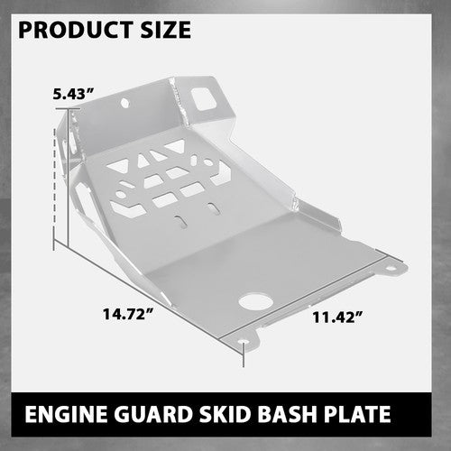 Solid Spare Fit For Kawasaki KLX250 KLX300 2008-2023 Skid Plate Engine Guard Protector Cover