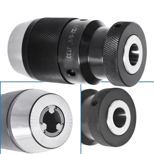 Solid Spare JT33 Mount Keyless Replaces 1/32"- 5/8" Super Heavy Duty Drill Press Chuck