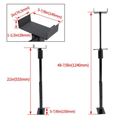 Solid Spare Adjustable Slide Out Support Stabilizer Jacks 21"-49" For Trailer RV 2 Pack