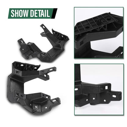 Solid Spare Front Bumper Fog Light Lamp Bracket Fit For 2019-2024 Ram 1500 Left+Right Side