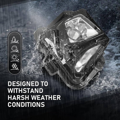 Solid Spare Fit For 2019-2021 Chevy Blazer HID/Xenon Model Projector Headlights Left+Right