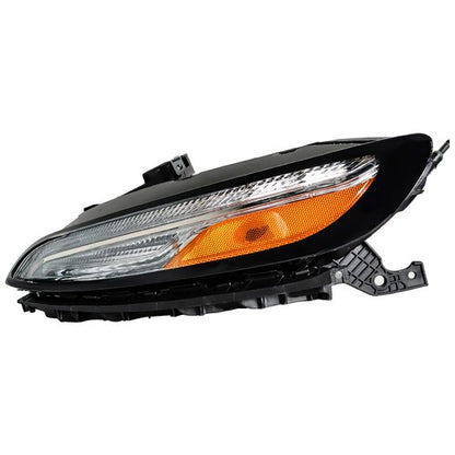 Solid Spare Single Left Headlight Replacement Halogen Clear Lens For Jeep Cherokee 2014-2018