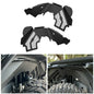 Solid Spare Front Inner Fender Liners Flares Aluminum For 2007-2018 Jeep Wrangler JK JKU