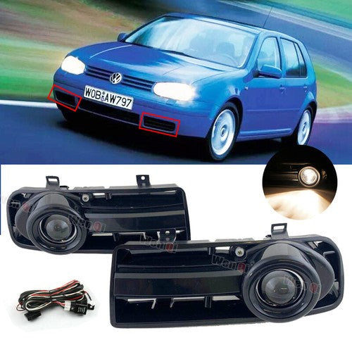 For Volkswagen Golf MK4 1999-2002 2003 2004 2005 Fog Lights Bumper Driving Lamps