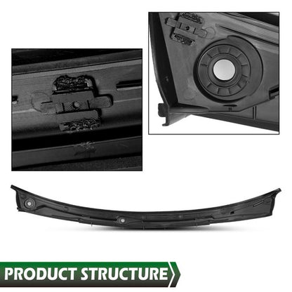 Solid Spare Front Windshield Wiper Cowl Cover Panel Fit For 1997-2006 BMW M3 E46 323i 328i