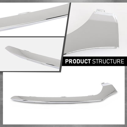 Solid Spare Front Lower Bumper Trim Left+Right Fit For 2015-2018 Mercedes-Benz C300 C400
