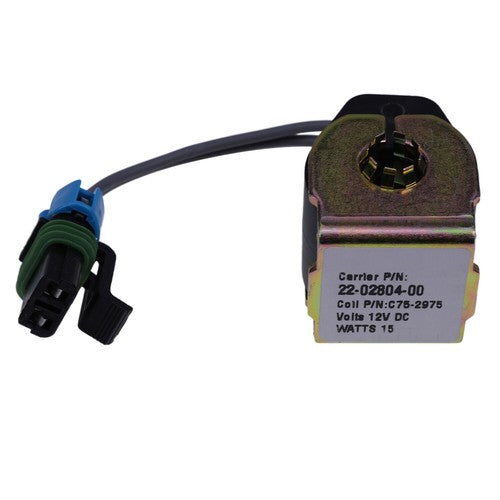 Solid Spare Coil Unloader Valve 22-02804-00 Compatible with Carrier Supra Compressor 05K 05G