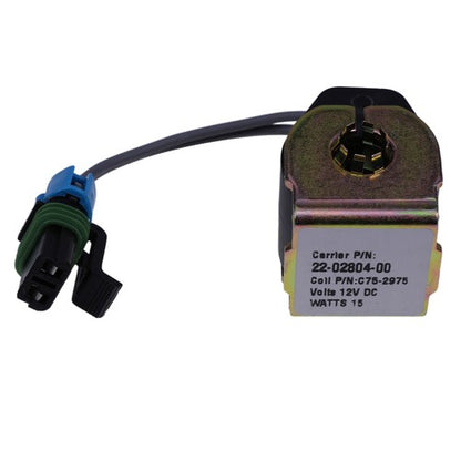 Solid Spare Coil Unloader Valve 22-02804-00 Compatible with Carrier Supra Compressor 05K 05G