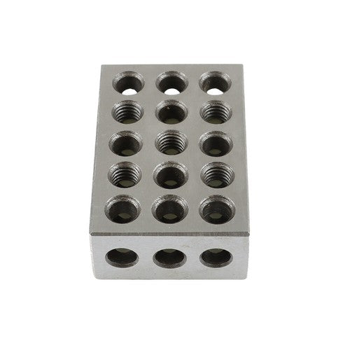 Solid Spare 8 Piece 1-2-3 123 Precision 23 Hole Block Set With Screws & HEX KEY Case New