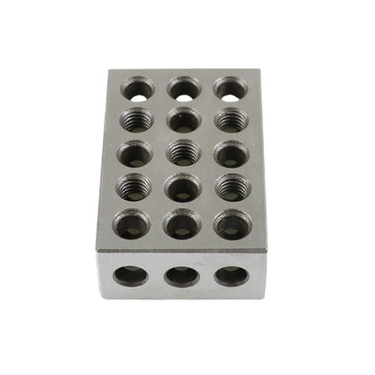 Solid Spare 8 Piece 1-2-3 123 Precision 23 Hole Block Set With Screws & HEX KEY Case New