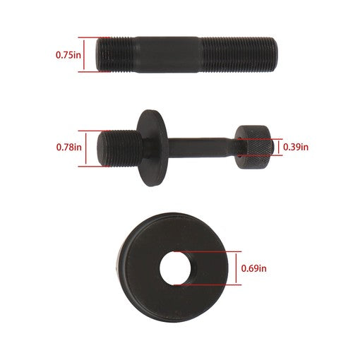 Solid Spare 15 Ton 1/2" to 4" Hydraulic Punch Driver Kit Manual Hole Knockout Puncher Tool